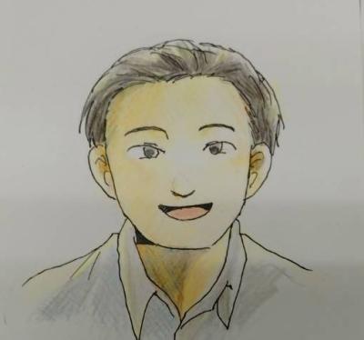 生徒に似顔絵を描いてもらいました!!